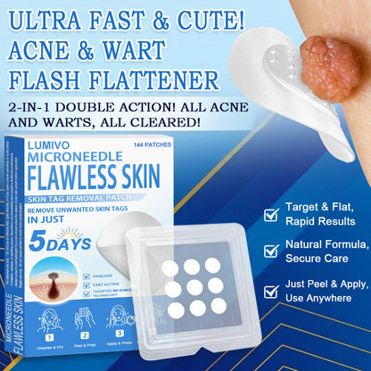 🎁 SkinPrikyn™ 2-in-1 Microneedle & Hydrocolloid PatchLUMIVO