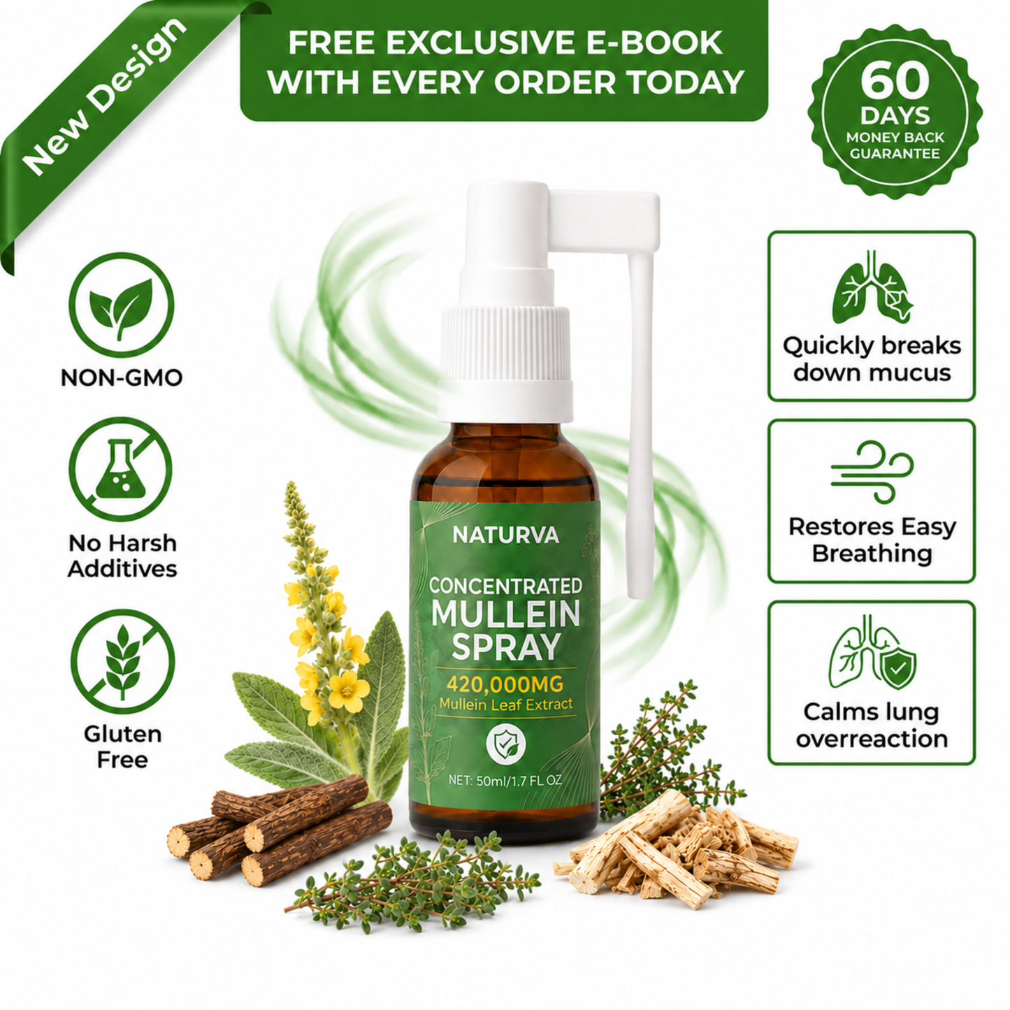 Naturva™ Concentrated Mullein Spray