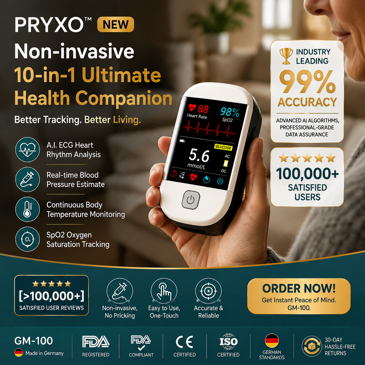 ⏰ Final 3 Hours: Almost Sold Out🏆2026 Pryxo™ Generation 2 Smart All-in-One Device| TGA Certified
