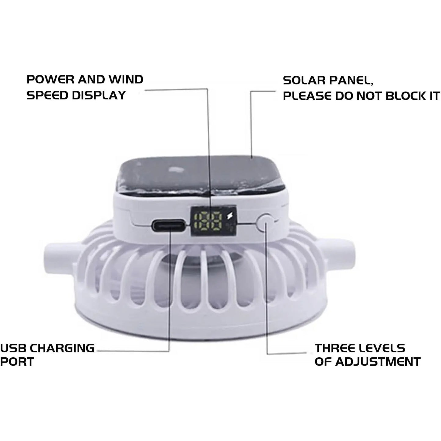 🧢 Summer Breathable Solar-Charging Fan Hat