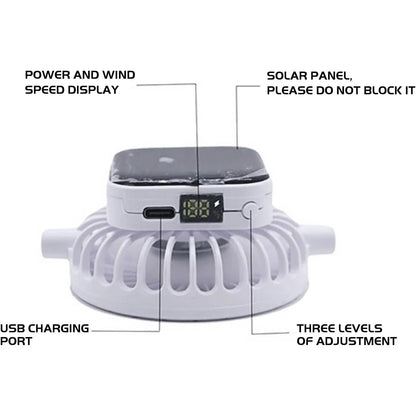 🧢 Summer Breathable Solar-Charging Fan Hat