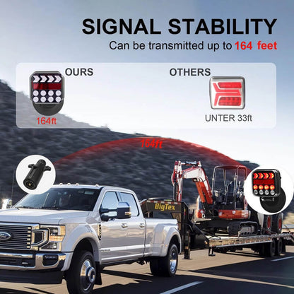 Wireless Magnetic Rechargeable LED Trailer Light Kit