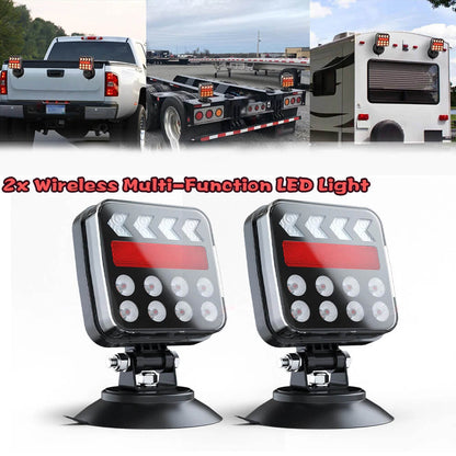 Wireless Magnetic Rechargeable LED Trailer Light Kit
