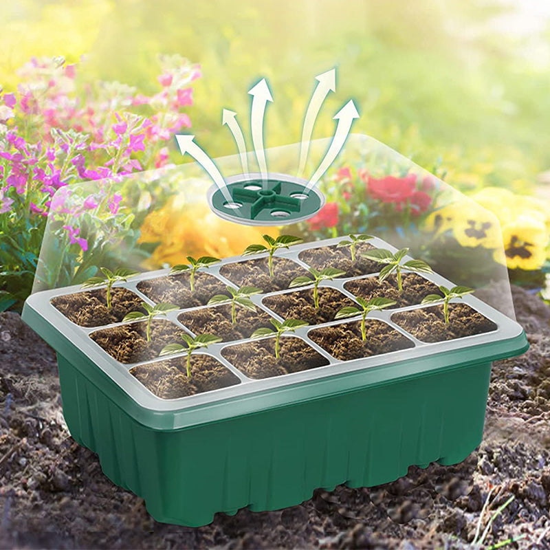 ⏰Limited offer 62% Discount🔥Seed Starter Trays with Grow Light
