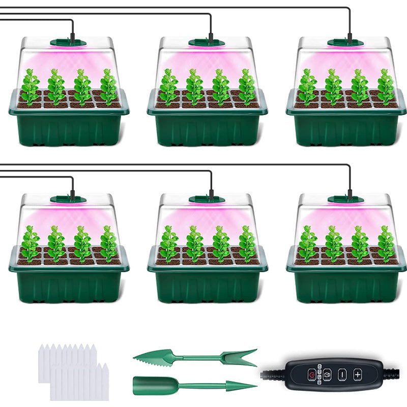 ⏰Limited offer 62% Discount🔥Seed Starter Trays with Grow Light