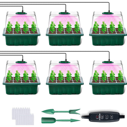 ⏰Limited offer 62% Discount🔥Seed Starter Trays with Grow Light